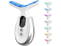 Masajeador Facial Y Corporal 7 En 1 Con Vibración Yizhood Y Función De Calentamiento (blanco)
