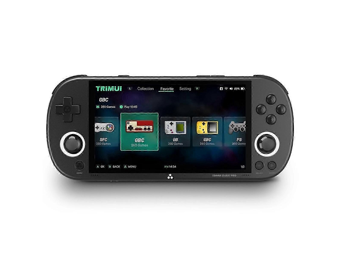 Consola de juegos portátil retro arcade de código abierto Linu Hengjian Smart Pro con pantalla IPS HD de 4,96 pulgadas