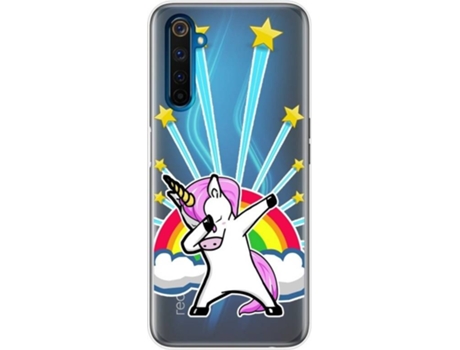 Carcasa Realme 6 Pro TUMUNDOSMARTPHONE Dibujos Transparente Multicolor