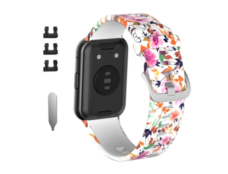 Correa de Silicona para Huawei Watch Fit - hermosa flor