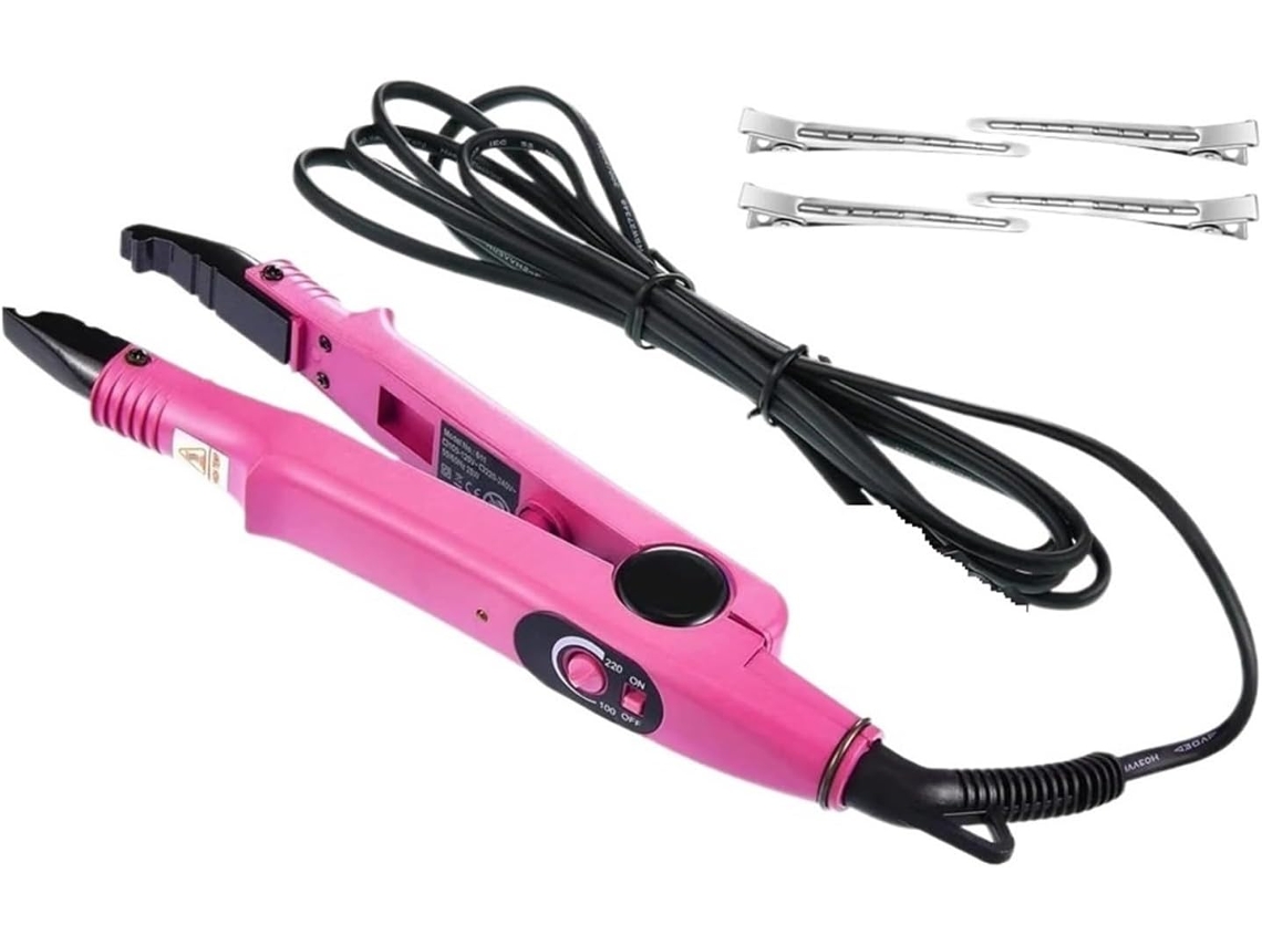 Kit De Herramientas Para Extensiones De Cabello, Modelos Con Pegamento De Queratina Protector, Clips Que Ahorran Tiempo.