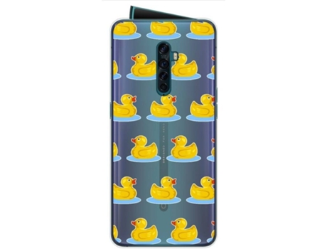 Carcasa Oppo Reno 2 TUMUNDOSMARTPHONE Dibujos Transparente Multicolor