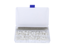 Kit de terminales de cabezal de pines Velora 2026 con conectores y carcasas, 2,54 mm, 560 piezas