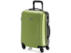 Maleta de Cabina ITACA Abs Texturizado Verde (35 L)