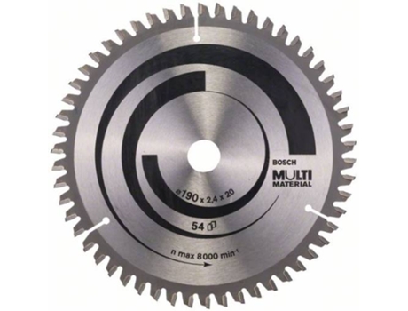 Disco de Sierra Circular BOSCH Multi Material 190x20/16x2.4 mm - 54