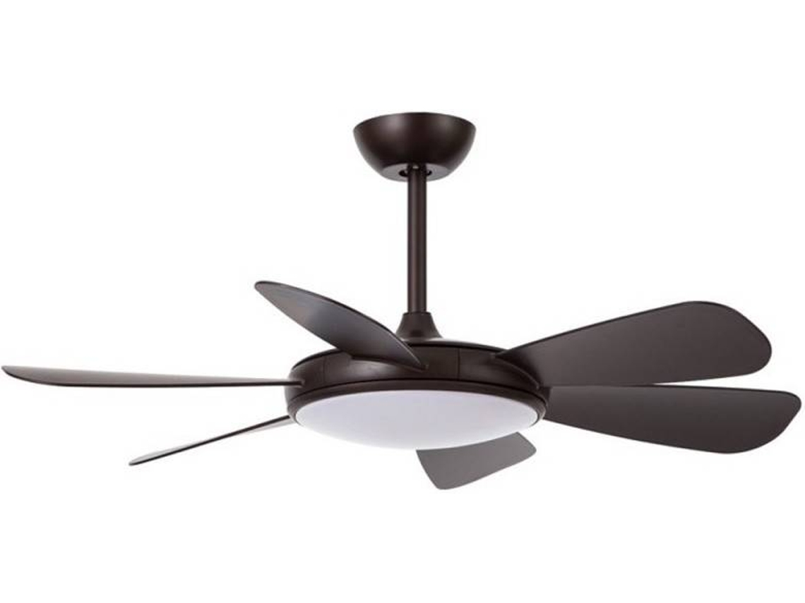 Ventilador de Techo CRISTALRECORD Moda Negro (28.5 W - Diámetro 106.7 cm)