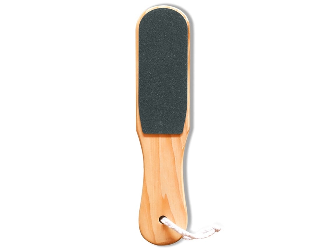 Herramienta para el cuidado de los pies: Lima de madera de doble cara para pies, utilizada para eliminar callosidades*.