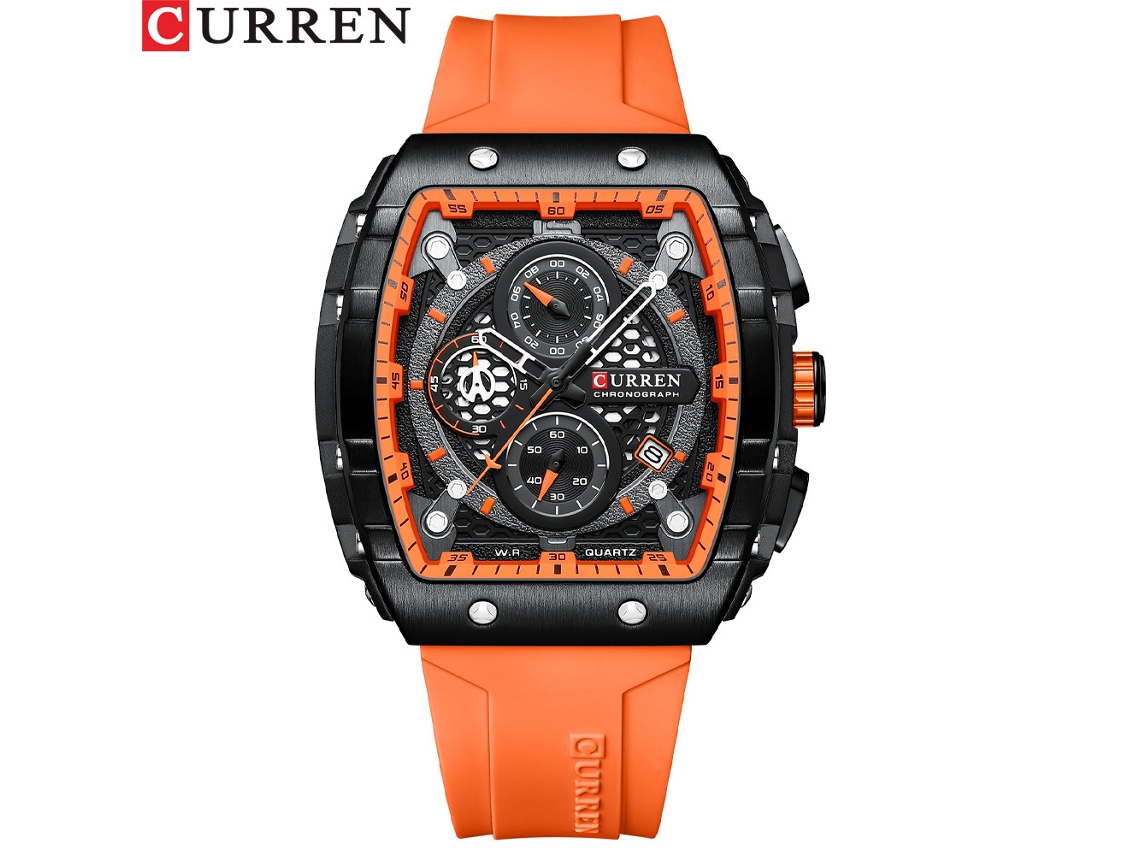 Reloj de cuarzo para hombre, resistente al agua, con seis manecillas y función de calendario MDUG