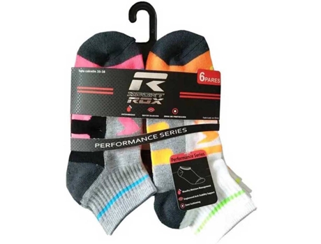 Calcetines para Hombre ROX R-siroco 6 Pares Multicolor para Corrida (EU 43 - 46)