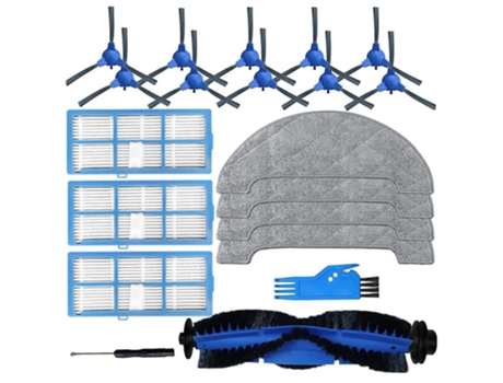 Kit de peças de reposição para peças de aspirador de pó robótico proscenic 850t