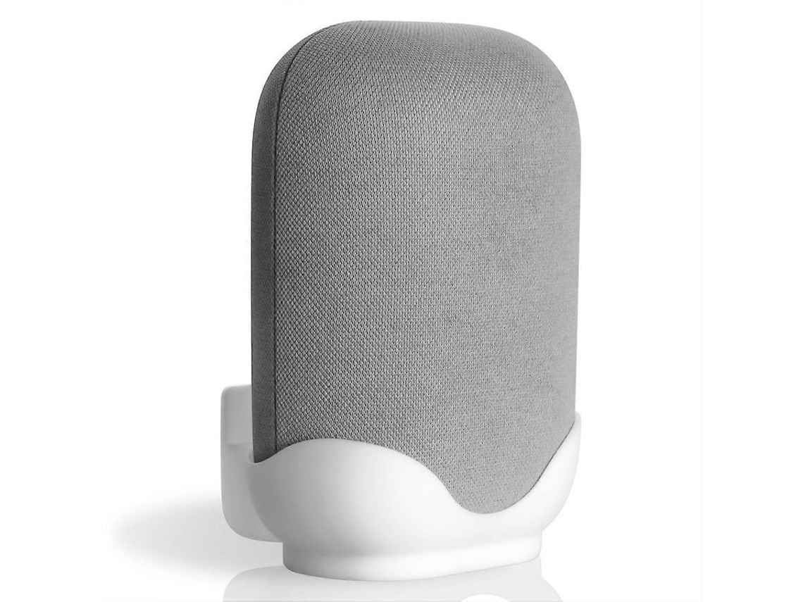 Soporte De Pared Para Google Nest Audio Con Gestión De Cables Integrada Y Estante Para Altavoz.