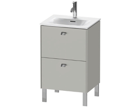 Mueble de lavabo DURAVIT Brioso vertical 52,0 x 41,9 cm 2 cajones incl. recorte de sifón y delantal para lavabo Viu 234453