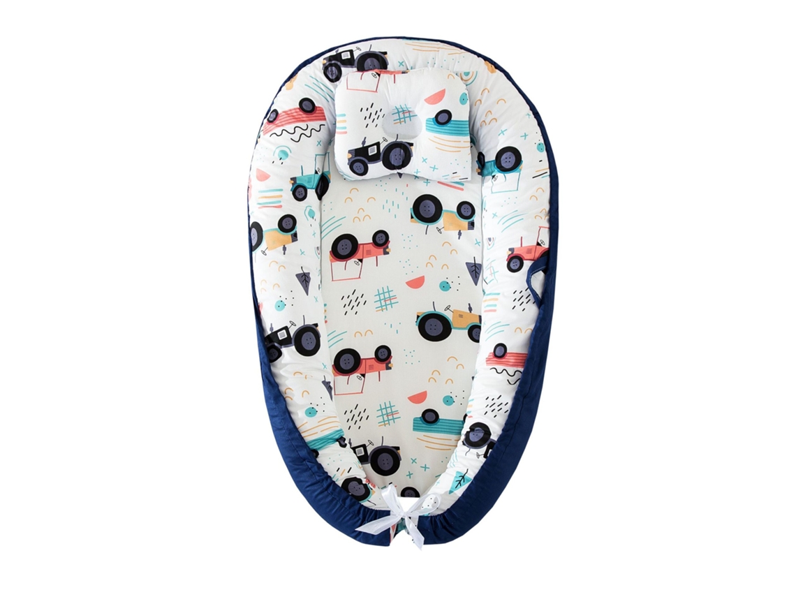 Conjunto Nido Para Bebé 85x55x15 Cm Con Inserto Y Almohada Removibles, Manta De Confort Para Recién Nacidos, Digitallab
