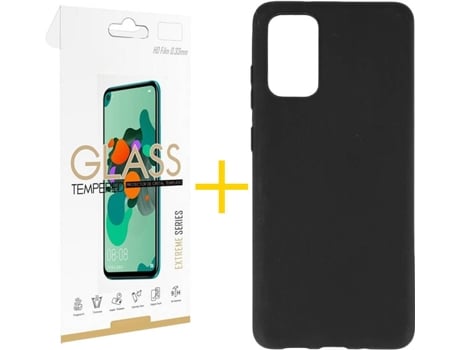 Kit Funda + Protector de Pantalla Samsung Galaxy S20 FE SKYHE Liso (Negro)