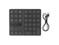 Teclado Numérico Inalámbrico De 35 Teclas, 2.4g, Recargable, Silencioso, Para Portátil Y Trabajo.