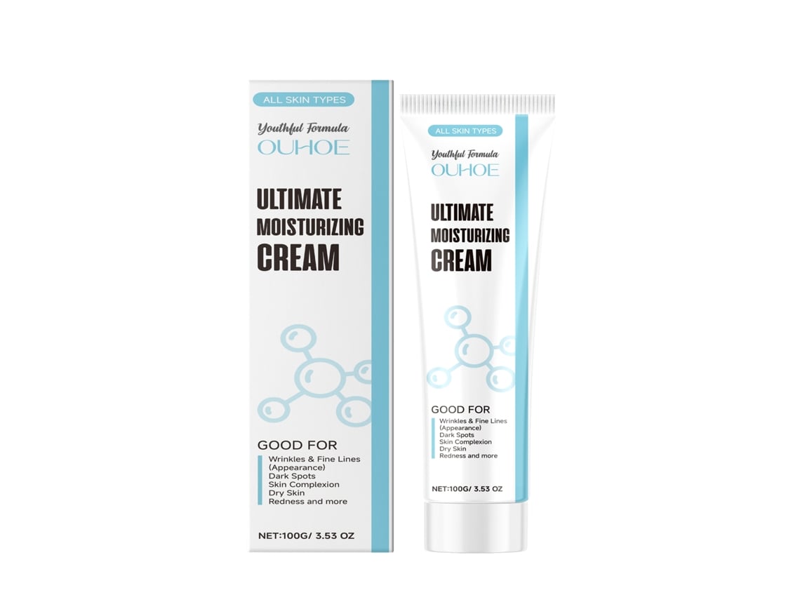Crema hidratante reafirmante antiarrugas para la piel