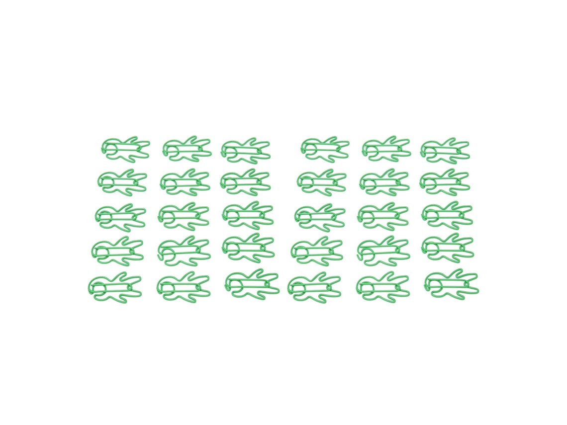 30 clips metálicos antideslizantes con forma humana, pequeños y portátiles, multiusos, para el hogar, la escuela y la oficina.