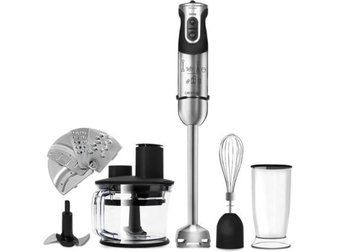 Batidora de Mano + Accesorios CECOTEC PoWerful Titanium 1000 Pro (1000 W - Inox)