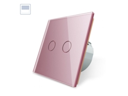 Controlador LEDBOX de persianas táctil, frontal rosa