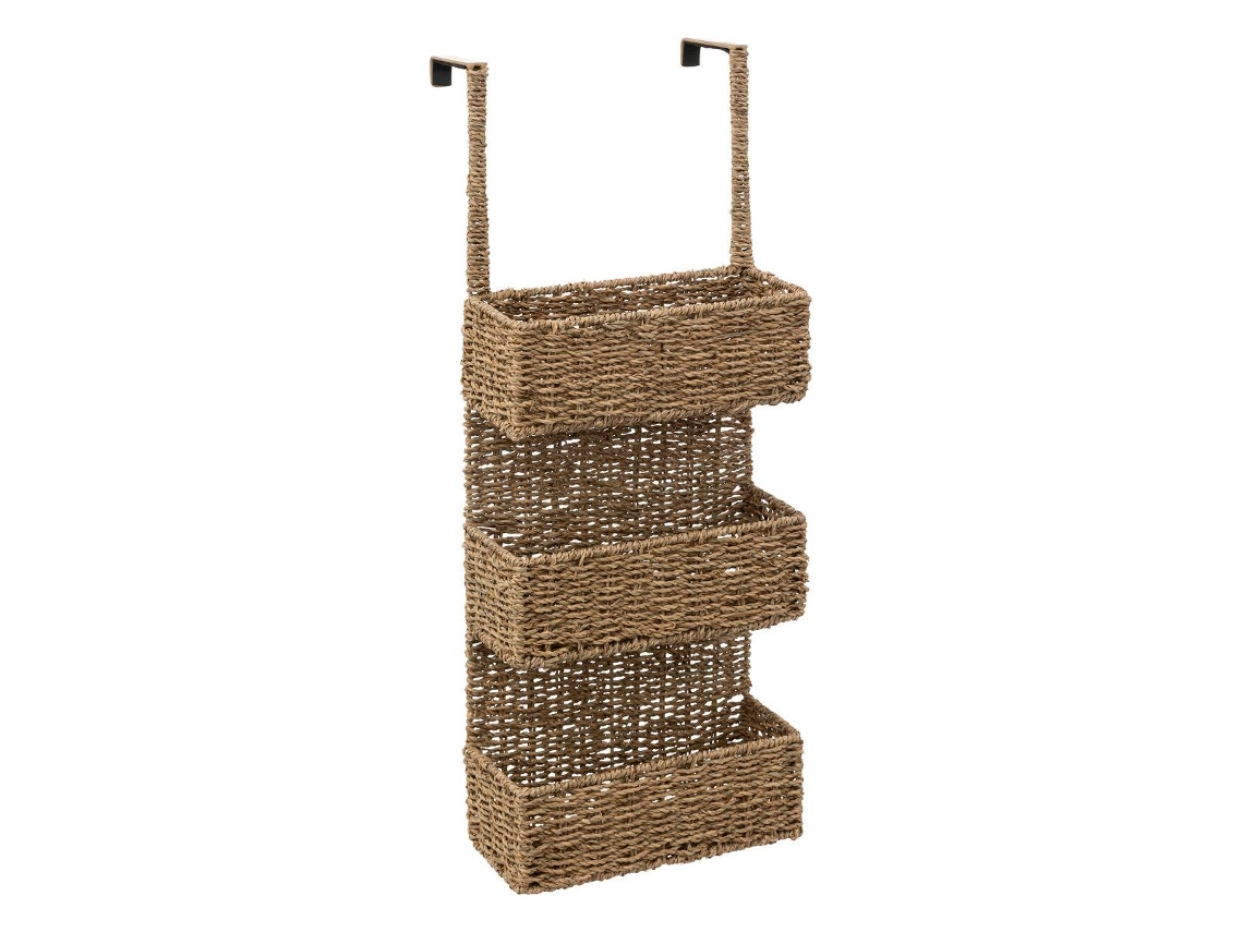 Estante de Puerta Vannerie Con 3 Cestas de Junco Natural 5 FIVE SIMPLY SMART