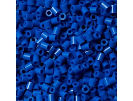 Juego de Mosaicos HAMA Set de Cuentas de Plastico midi dark blue (1000 Peças - Azul)