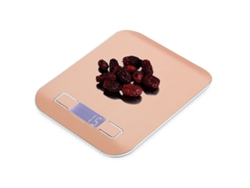 Báscula De Cocina Digital Multifuncional De Acero Inoxidable Con Pantalla Lcd (oro Rosa). Especificaciones: 10 Kg/1 G.