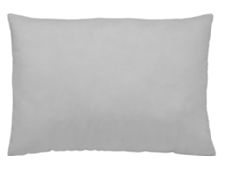 Funda de Almohada NATURALS Funda Almoahda Lisa Extra Fabricado Algodón Gris (45x90)