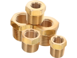 Inoomp Buje Reductor De Latón De 5 Piezas, Rosca Macho Npt, Rosca Hembra, Adaptadores Reductores Para Tuberías De