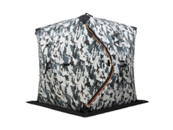 Tienda de campaña portátil para pesca en hielo, tela Oxford duradera, diseño aislante, camuflaje OEM
