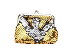 Mini monedero portátil con diamantes de imitación