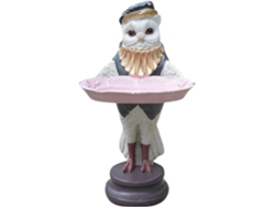 Bol Para Llaves Con Forma De Búho - Escultura De Animal Con Bandeja, Figura De Búho | Joyero