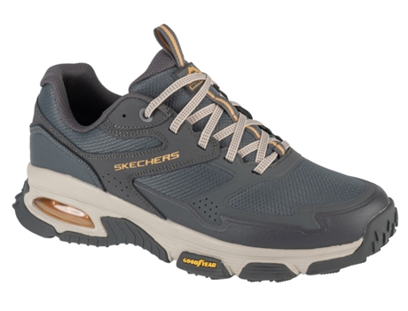 Zapatillas de Hombre SKECHERS Piel Gris (47.5)