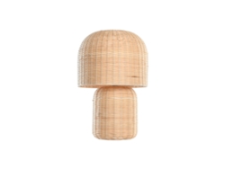 Lampara Sobremesa Ratán Beige 40x40x61cm
