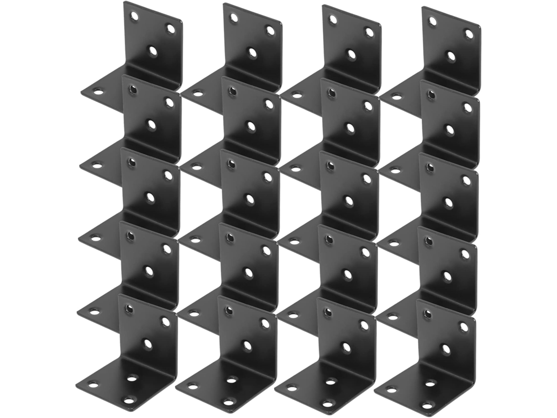 20 Escuadras De Acero Inoxidable Para Estantes Y Muebles.