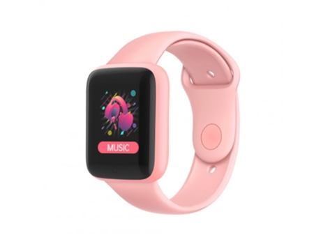 Smartwatch Pulsómetro Bluetooth Fitness Sports Macaron Pink