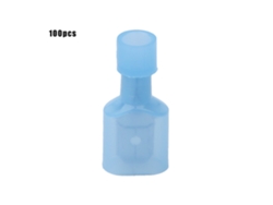 100 Conectores Hembra Aislados De Nailon Para Cables Eléctricos De 16-14 Awg