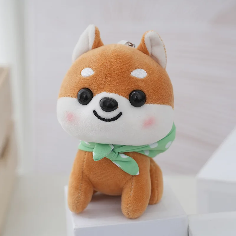 (estilo 2) Llavero De Peluche De Shiba Inu De Dibujos Animados Kawaii Adorno Decorativo De Shiba Inu