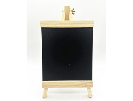 SOLAGUA Caballete de Mesa con Pizarra Portátil Caballete de Mesa con Pizarra Color Natural 20 X 36Cm