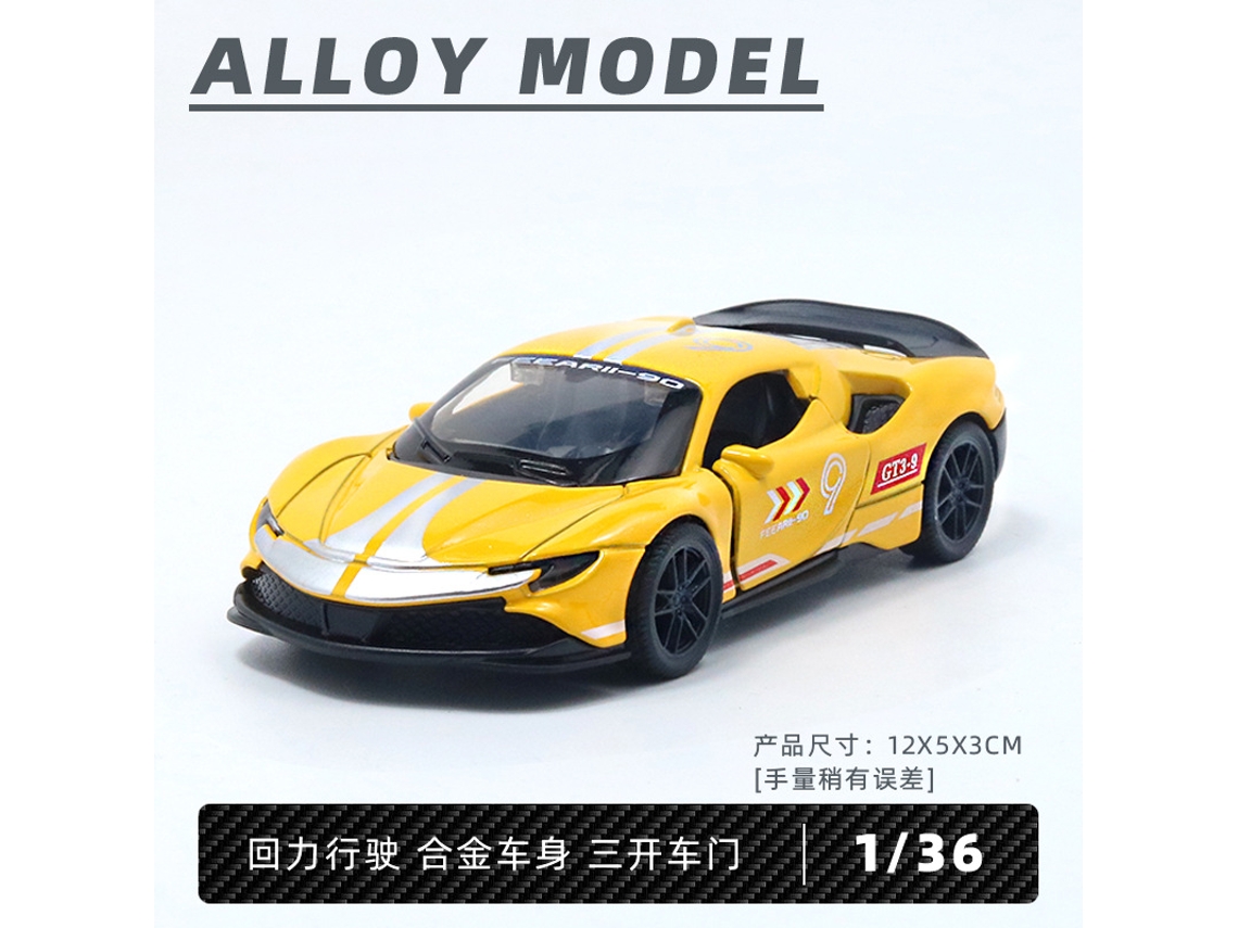 Modelo De Coche De Metal Fundido A Escala 1/36, Figura De Coche De Juguete, Regalo Para Niños