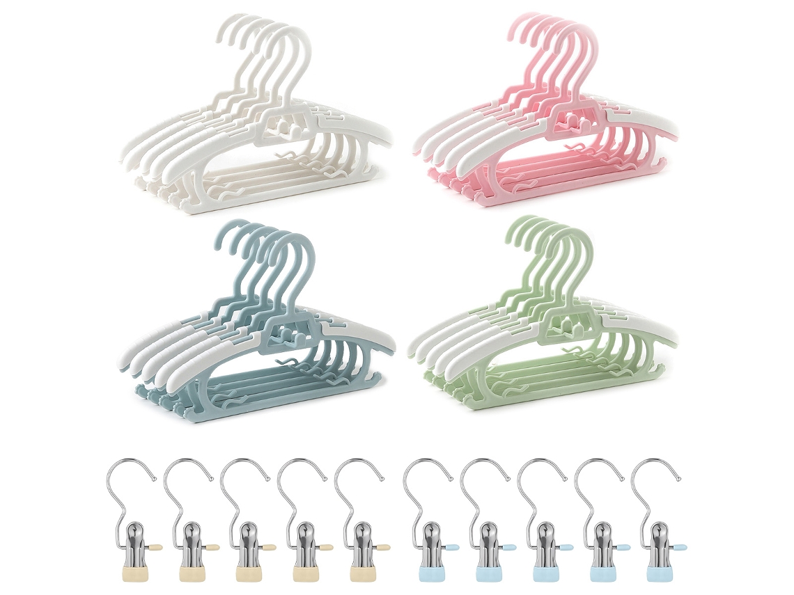 Perchas para bebé, 20 piezas, de plástico Nernnernv
