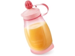 Botella flexible  c/ cuchara Rosa PAPU PAPI (200 ml)