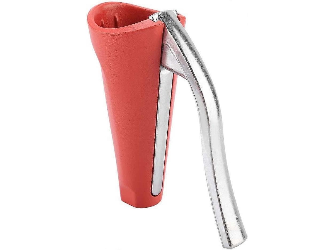 Crackeador De Nueces De Acero Inoxidable Y Abs, Herramienta Fácil De Usar Para Crab Y Frutos Secos Rojo