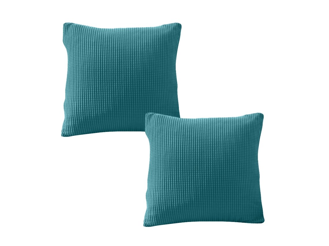 Funda De Almohada Trasera Grande De 2 Piezas - 45 * 45 Cm Sin Incluir El Relleno De Almohada - Verde Ámbar - Funda De Cojín De Pana JEIIBRZUI