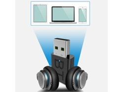 Receptor Bluetooth para coche, receptor de audio Bluetooth 5.0 para coche, adaptador auxiliar USB Rosewell