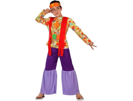 Disfraz de Niño DISFRAZZES Hippie (Talla: 10 a 12 años)