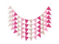 5 Packs de Decoración para Fiestas - Banderas Triangulares para Eventos NEVEANCE