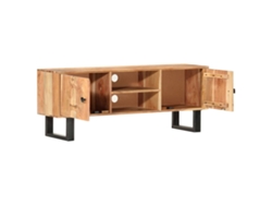Maison Exclusive - Mueble Para Tv De Madera Maciza De Acacia 118x30x45 Cm