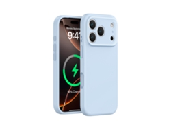 (azul Cielo, Iphone 17) Funda Magnética De Silicona Líquida Para Iphone, Cobertura Total Con Aberturas De Precisión Y Botones Integrados.