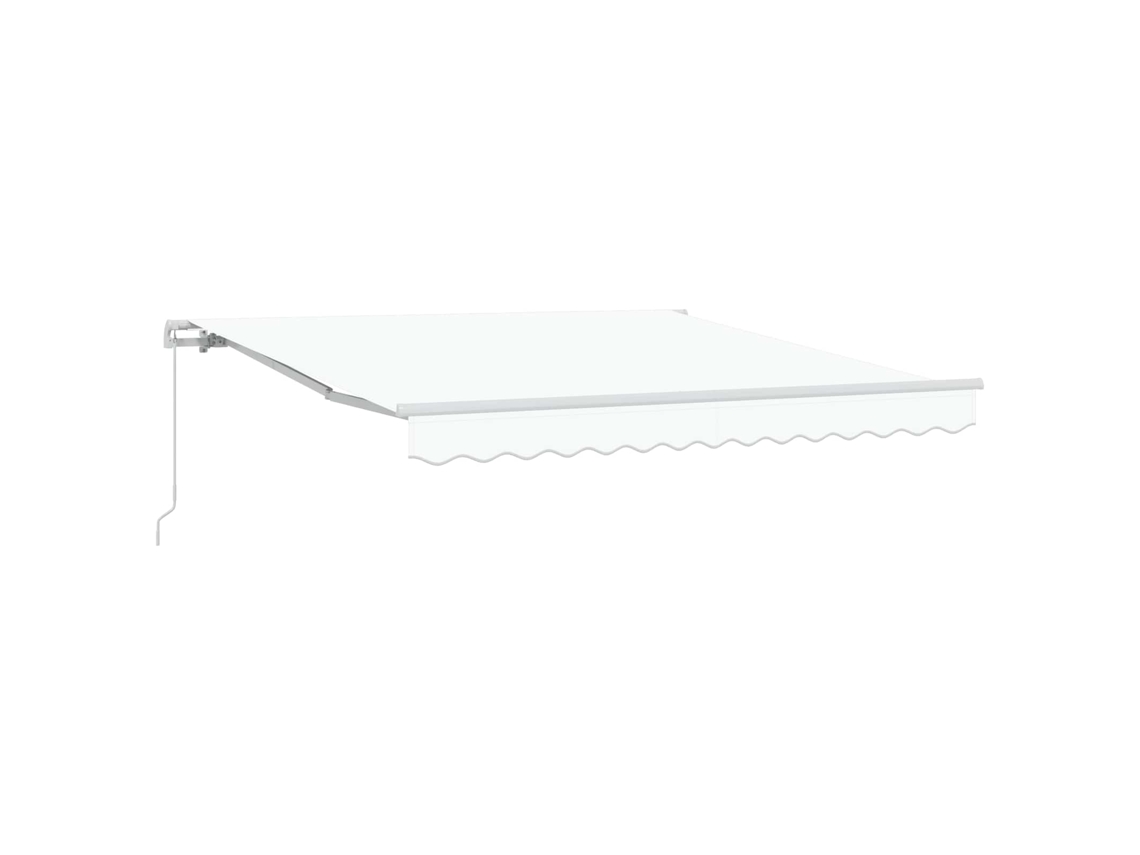 Maison Exclusive - Toldo Retráctil Blanco 300 X 250 X 165 Cm Poliéster Y Aluminio
