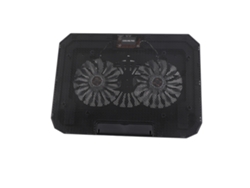 Base de enfriamiento para portátiles con ventiladores dobles para dispositivos de 14 a 17 pulgadas Otros